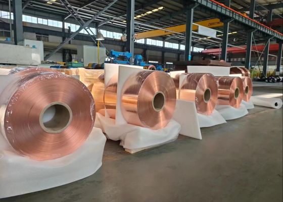 Ultra Geniş İnce Dar Bakır Şerit 2mm-1310mm Endüstriyel Kalite
